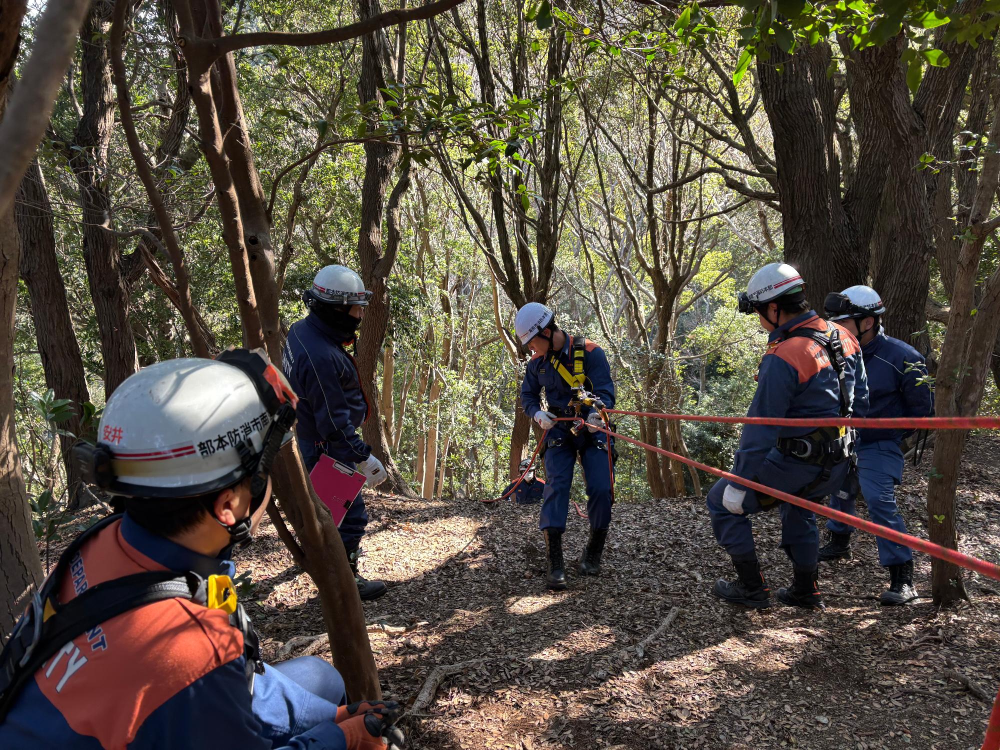 2月17日隊員降下