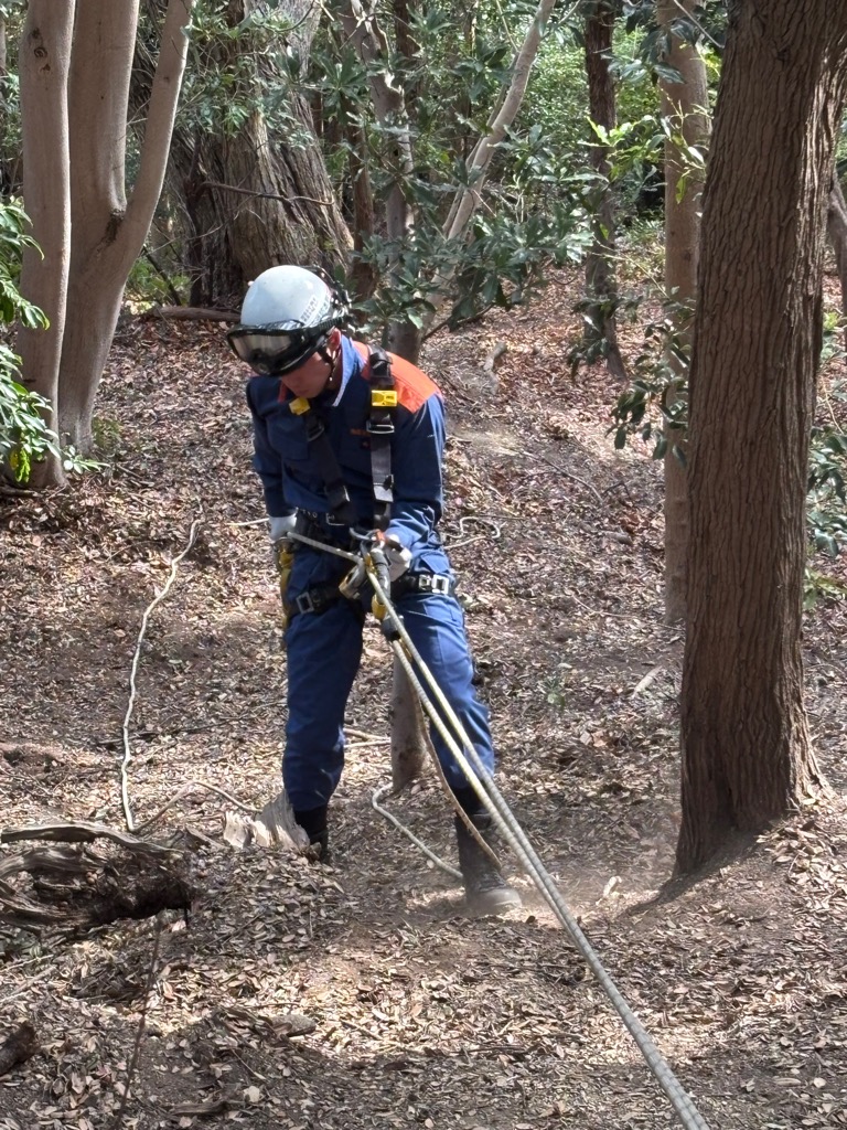 2月18日隊員降下