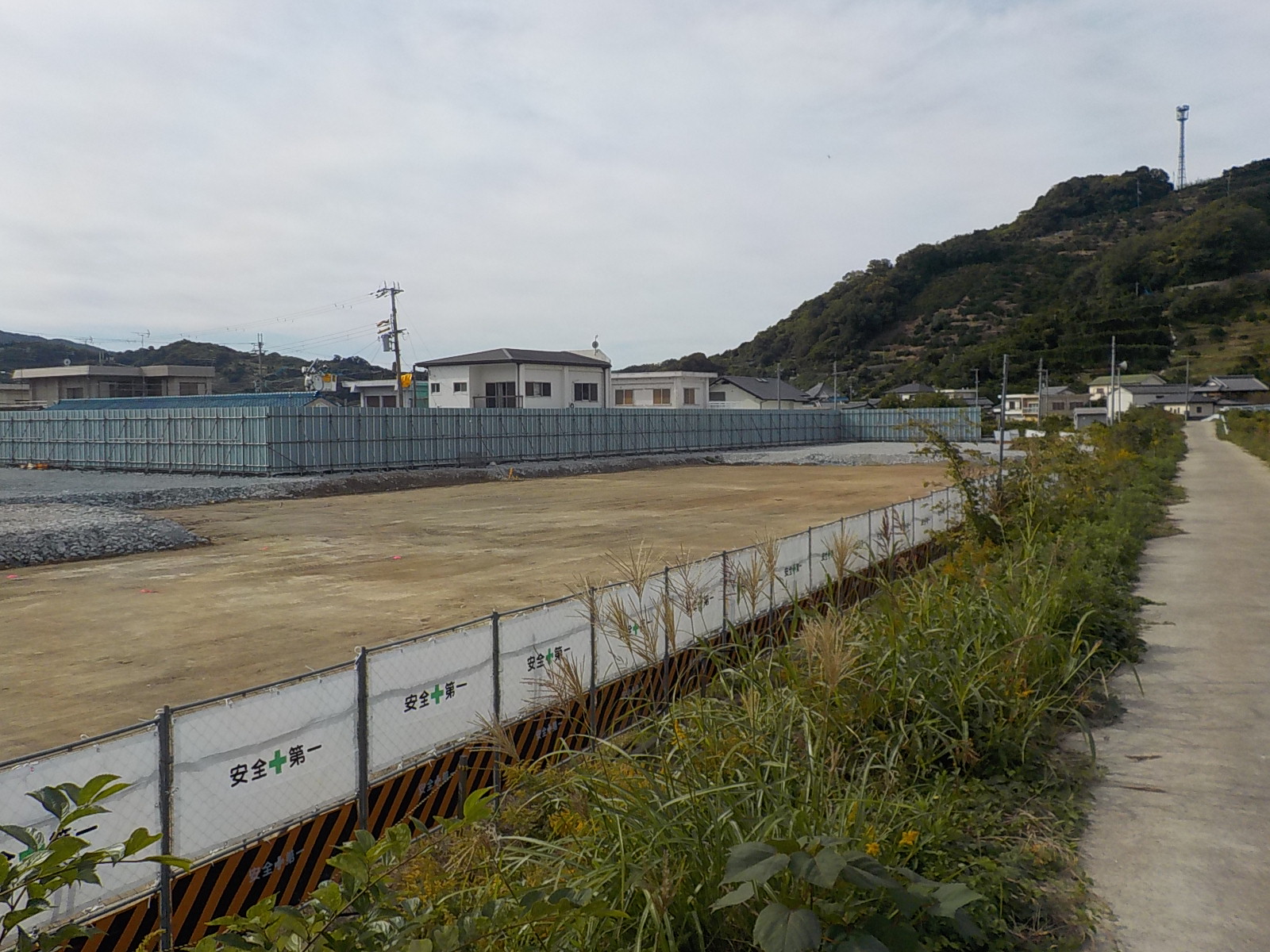 令和7年10月仮囲い設置