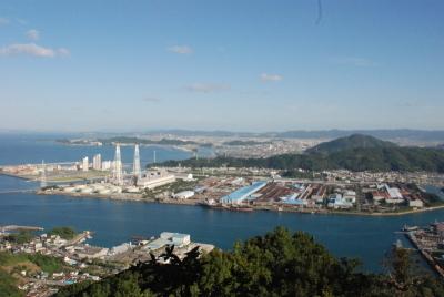 藤代塔下王子跡（御所の芝）から和歌の浦を望む