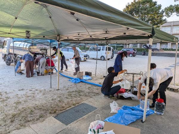 熊本市での給水活動2