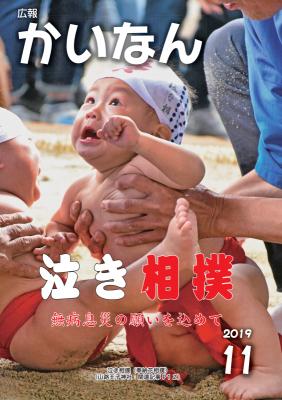 広報かいなん令和元年11月号表紙